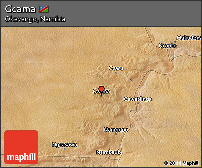 Satellite Map of Gcama