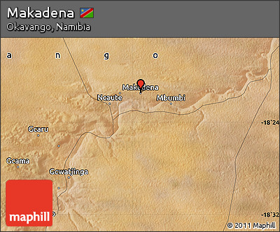 Satellite Map of Makadena