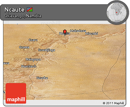 Satellite Panoramic Map of Ncaute