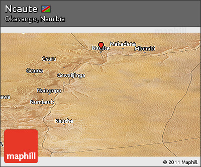 Satellite Panoramic Map of Ncaute
