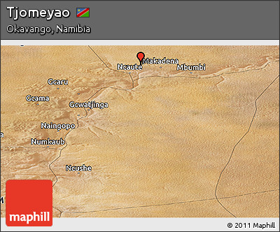 Satellite Panoramic Map of Tjomeyao