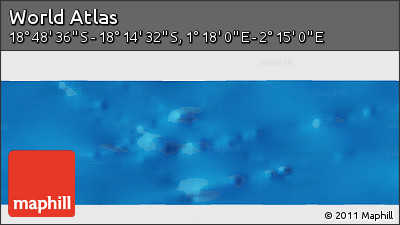 Physical Panoramic Map of the Area around 18° 31' 34" S, 1° 46' 29" E