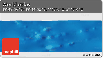 Physical Panoramic Map of the Area around 18° 31' 34" S, 1° 46' 29" E
