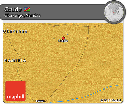 Physical 3D Map of Gcude