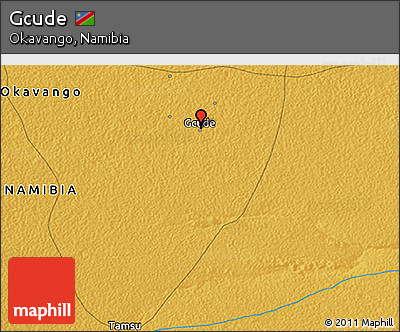 Physical 3D Map of Gcude