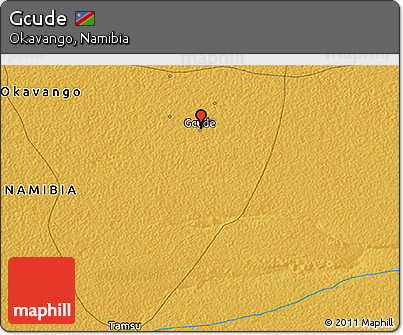 Physical 3D Map of Gcude