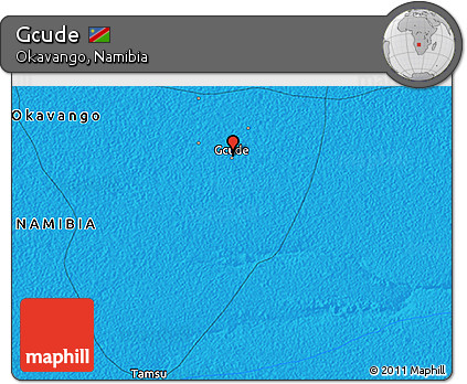 Political 3D Map of Gcude