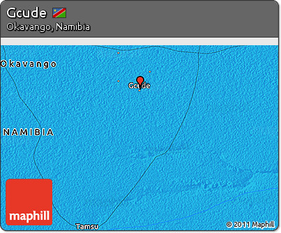 Political 3D Map of Gcude