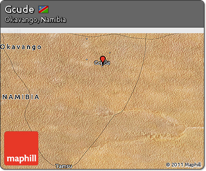 Satellite 3D Map of Gcude