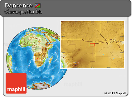 Physical Location Map of Dancence
