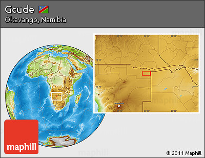 Physical Location Map of Gcude