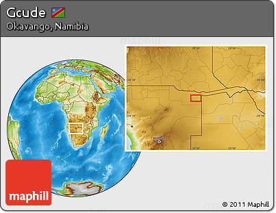 Physical Location Map of Gcude