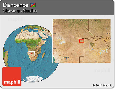 Satellite Location Map of Dancence