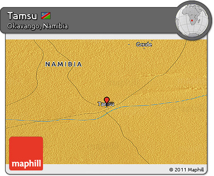 Physical Panoramic Map of Tamsu