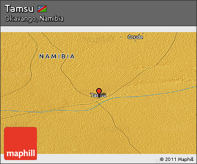 Physical Panoramic Map of Tamsu