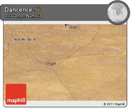 Satellite Panoramic Map of Dancence