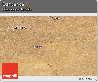 Satellite Panoramic Map of Dancence