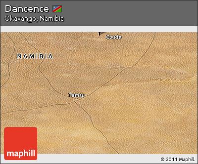 Satellite Panoramic Map of Dancence