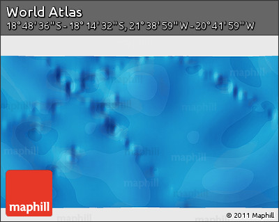 Political 3D Map of the Area around 18° 31' 34" S, 21° 10' 29" W