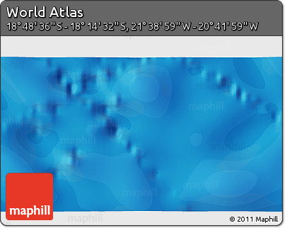 Political 3D Map of the Area around 18° 31' 34" S, 21° 10' 29" W