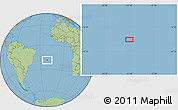 Savanna Style Location Map of the area around 18° 31' 34" S, 21° 10' 29" W