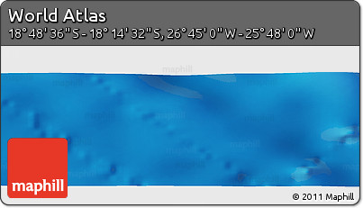 Physical Panoramic Map of the Area around 18° 31' 34" S, 26° 16' 29" W