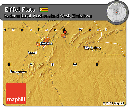 Physical Map of Eiffel Flats
