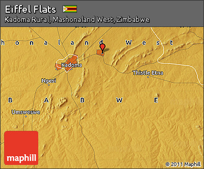 Physical Map of Eiffel Flats