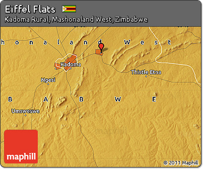 Physical Map of Eiffel Flats