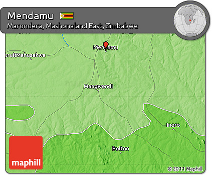Political Map of Mendamu
