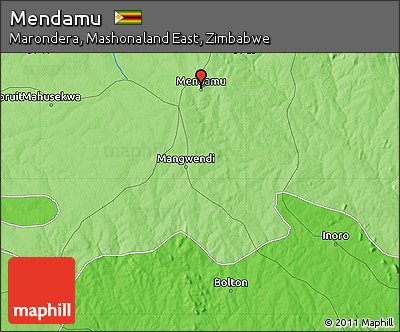 Political Map of Mendamu