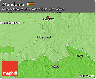 Political Map of Mendamu