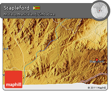 Physical 3D Map of Stapleford