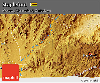 Physical 3D Map of Stapleford
