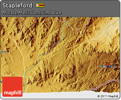 Physical 3D Map of Stapleford