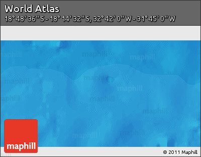 Political 3D Map of the Area around 18° 31' 34" S, 32° 13' 30" W
