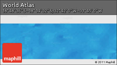 Shaded Relief Panoramic Map of the Area around 18° 31' 34" S, 32° 13' 30" W