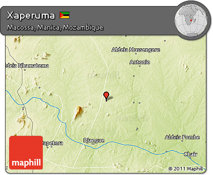 Physical 3D Map of Xaperuma