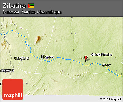 Physical 3D Map of Zibatira