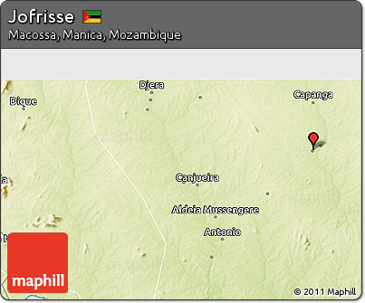 Physical 3D Map of Jofrisse