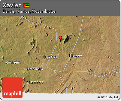 Satellite 3D Map of Xavier