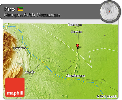 Physical 3D Map of Piro