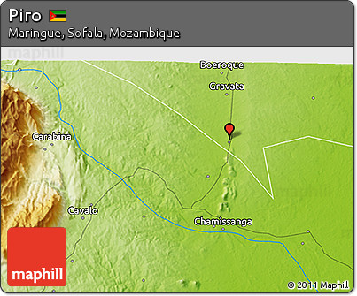 Physical 3D Map of Piro
