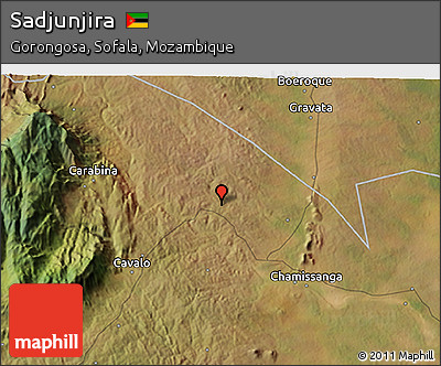 Satellite 3D Map of Sadjunjira
