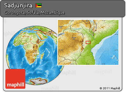 Physical Location Map of Sadjunjira