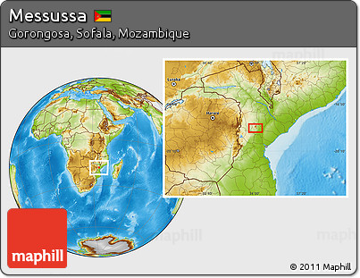 Physical Location Map of Messussa
