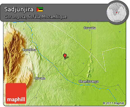 Physical Map of Sadjunjira