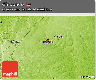 Physical 3D Map of Chibondo