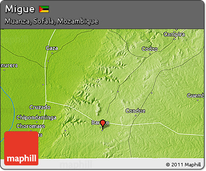 Physical 3D Map of Migue