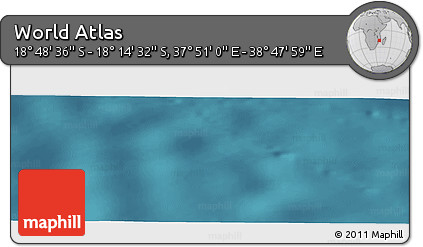 Satellite Panoramic Map of the Area around 18° 31' 34" S, 38° 19' 30" E